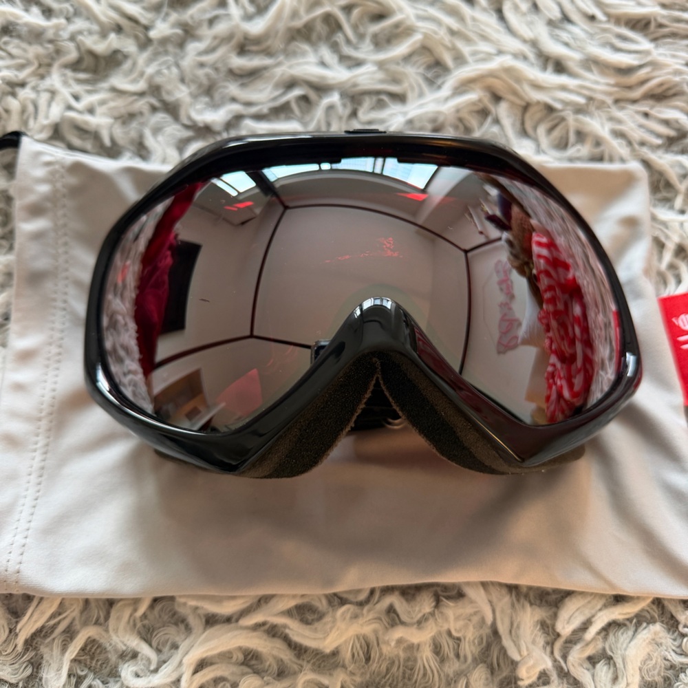 Bolle Black and Red Ski Goggles